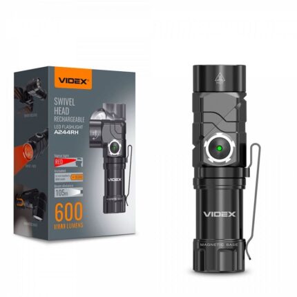 LED Portable Flashlight VIDEX VLF-A244RH 600Lm 5000K