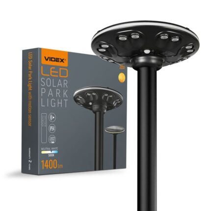 LED Solar Park Light with motion sensor VIDEX VL-GLSO-1254-S
