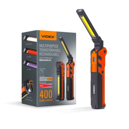 MULTIPURPOSE RECHARGEABLE LED FLASHLIGHT VIDEX VLF-M044UV