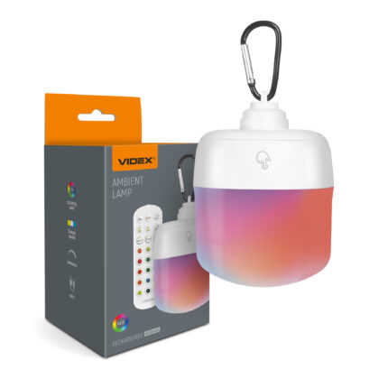 LED RECHARGEABLE LAMP with REMOTE CONTROL VIDEX VL-NL103W-R