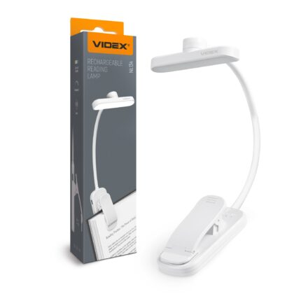 LED RECHARGEABLE READING LAMP VIDEX VL-NL134W White