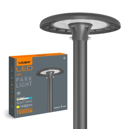 LED Park Light VIDEX VL-SLP01-120B IP65 120W 230V