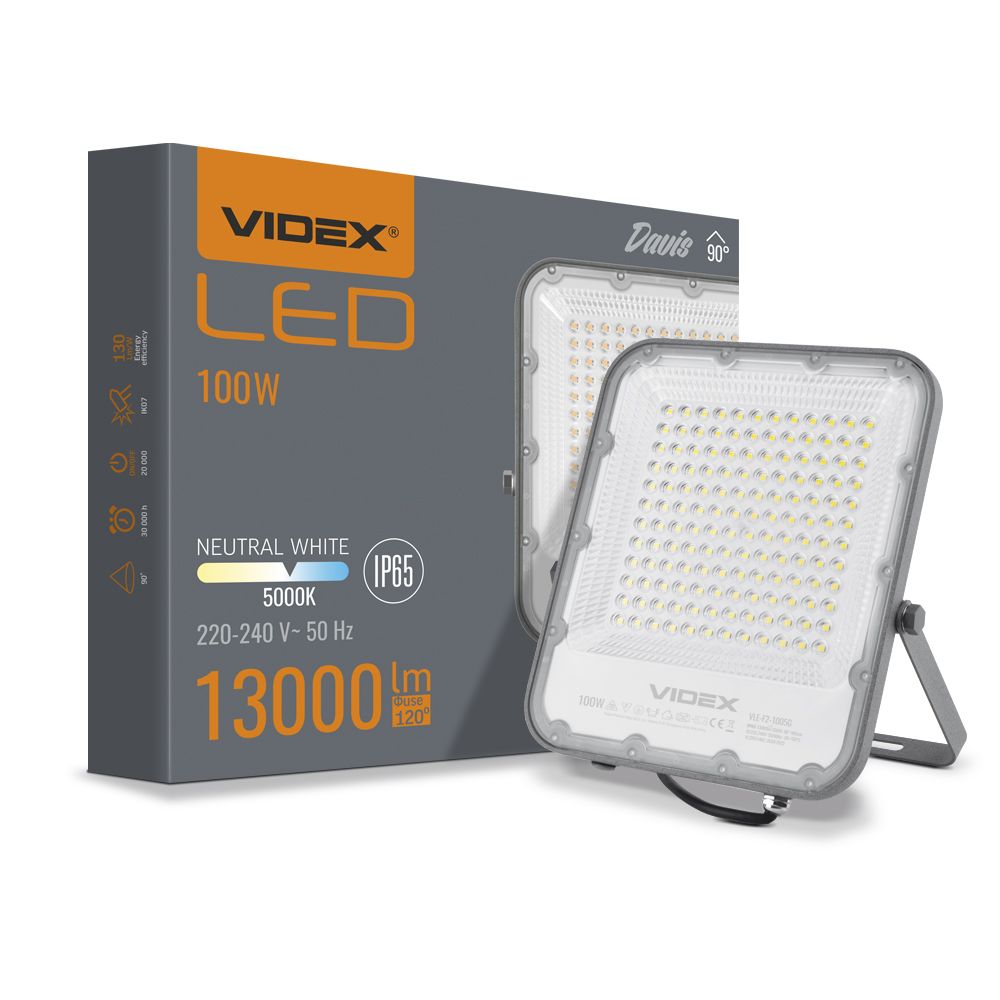 LED Floodlight VIDEX-FLOOD-LED-DAVIS-100W-NW LED Floodlight VIDEX-FLOOD-LED-DAVIS-100W-NW