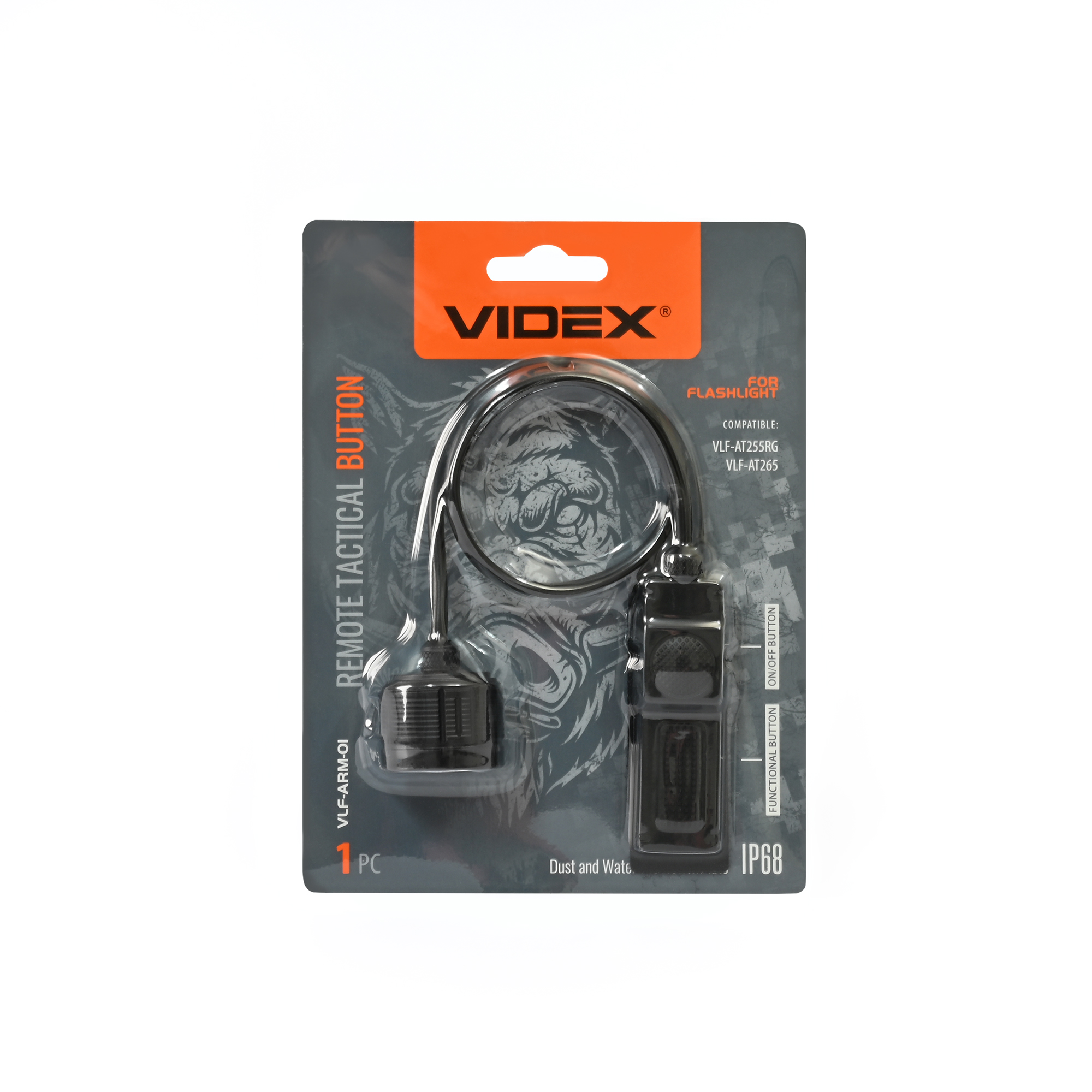 Remote tactical button VIDEX VLF-ARM-01 for the flashlight Remote tactical button VIDEX VLF-ARM-01 for the flashlight